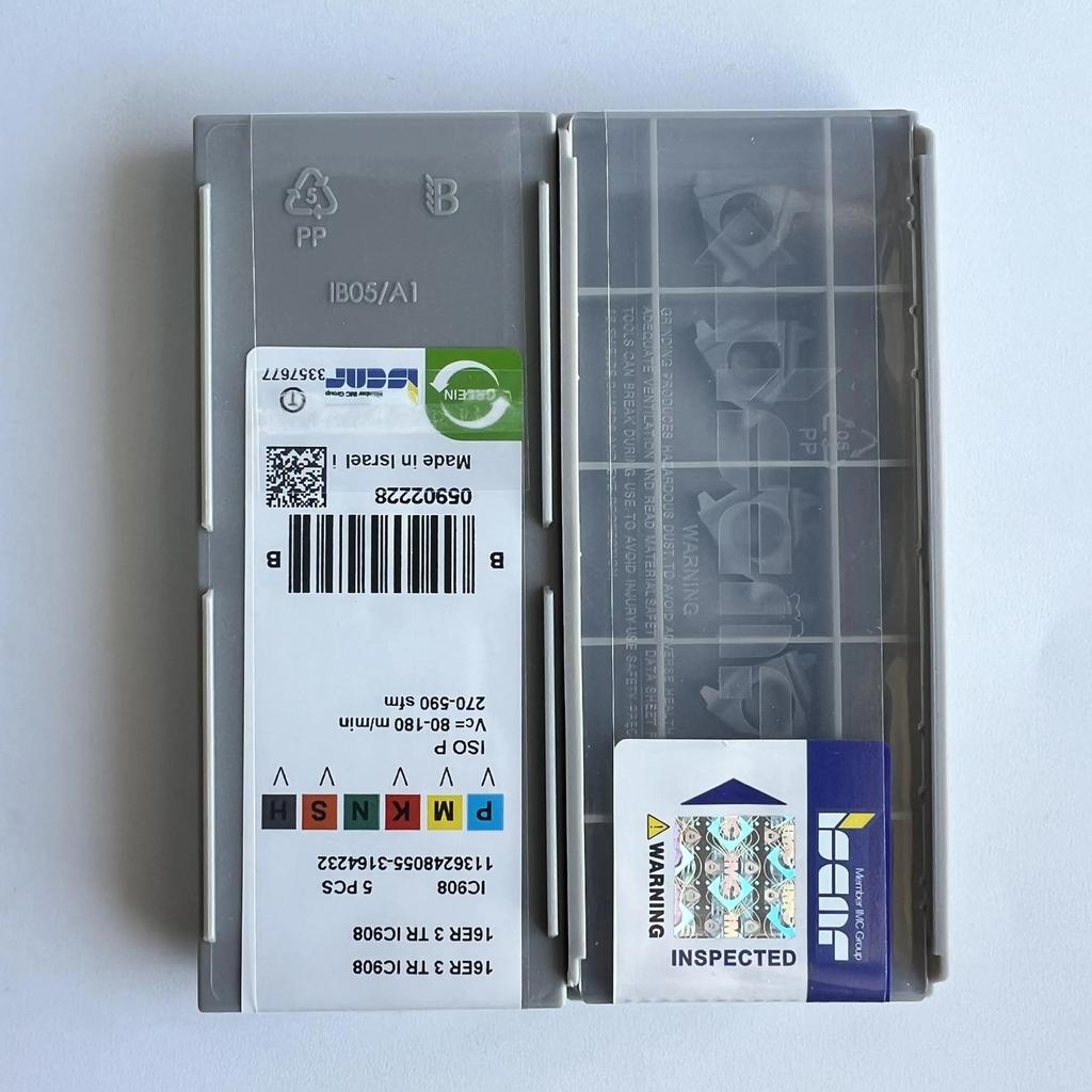 ISCAR / 16ER3TR IC908 /Промышленные сменные твердосплавные пластины 10 шт.