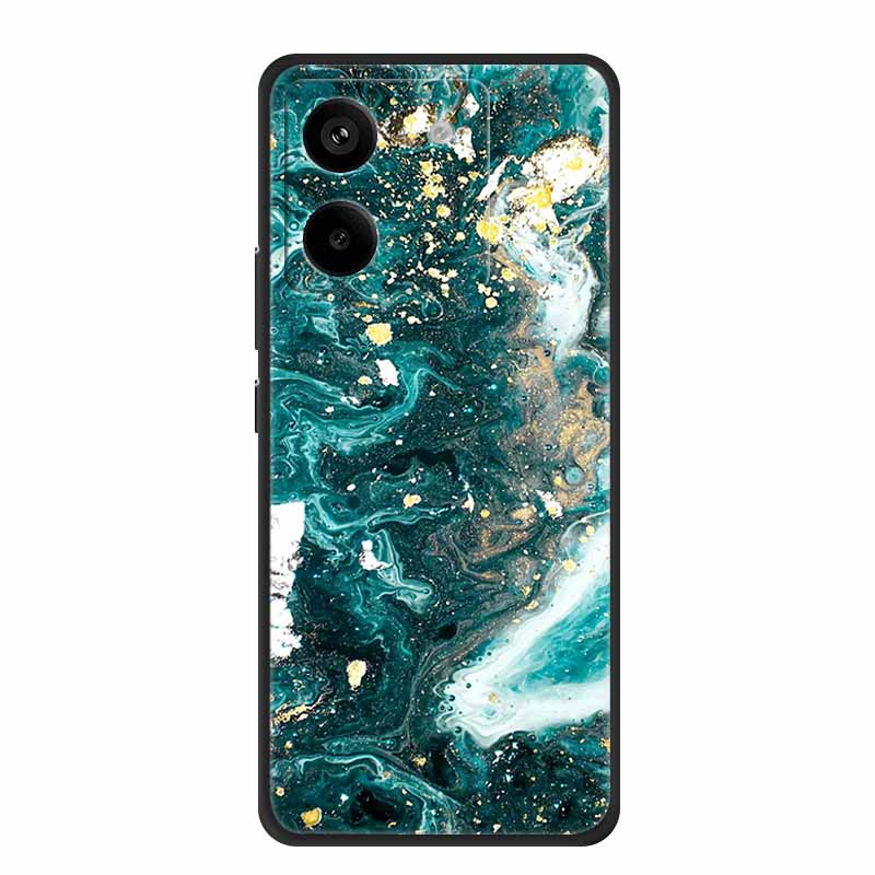 Для Xiaomi Poco M7 Pro 5G Чехол Животные Мягкий Силиконовый ТПУ Чехлы для Телефона Задняя Крышка для PocoM7 Pro Защитный Противоударный Кошки Фундас
