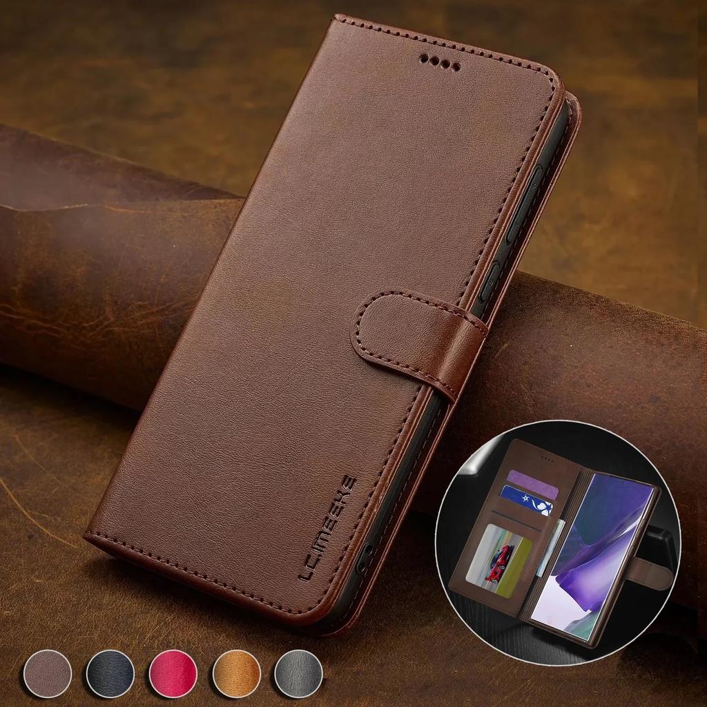 Leather Flip Case For Samsung Galaxy A55 A15 A25 A35 A16 A06 A05S A14 A24 A34 A54 A13 A23 A33 A53 Wallet Cover A52 A32 A22 A12
