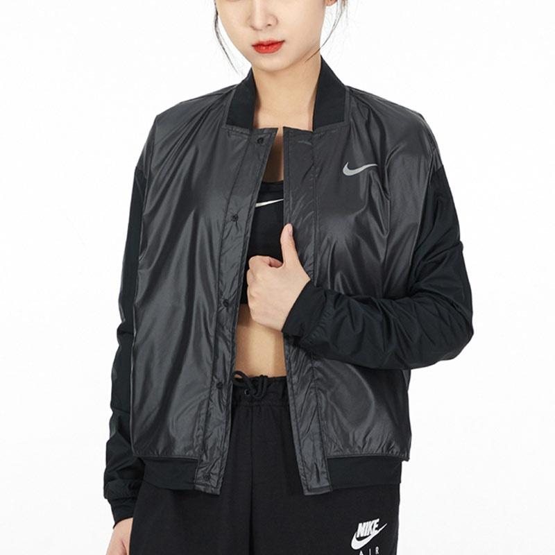 (WMNS) Nike Casual Short Woven Jacket Black Women's DD6848-010