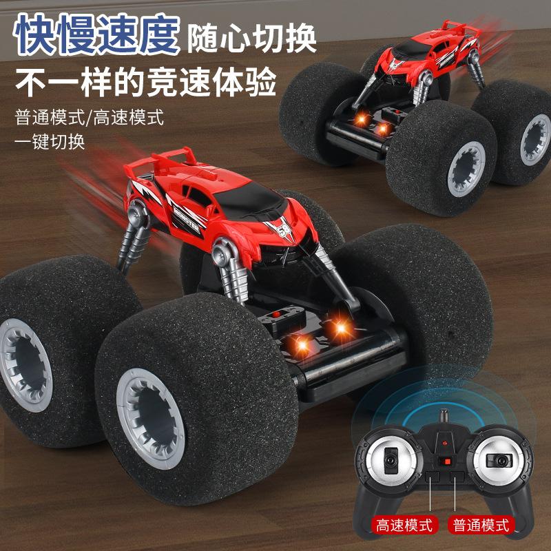 EBOYU 9089A RC Monster Truck с гигантскими колесами RC Stunt Car Shot Indoor Remote Control Car Super Soft Wheels Gift Toys for Children