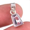 Natural Pink Amethyst Gemstone 925 Solid Sterling Silver Jewelry Pendant 1" O5g60