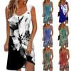 Women's Sleeveless Casual Sundress Cover Ups Swing Casual Loose Tank Tshirt Dress