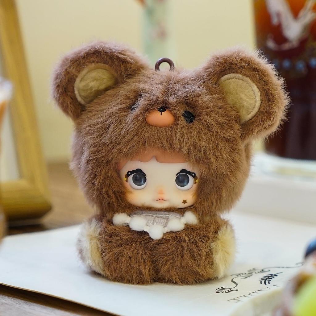 TOP TOY x Nommi Baby Серия Tan Плюшевый кулон Слепой Пластик Премиум Мягкий Винил Персонаж для Дня Рождения Сувениры (1 кусок) Гачапон, Коробка, Фигурка, Модель, Игрушка,