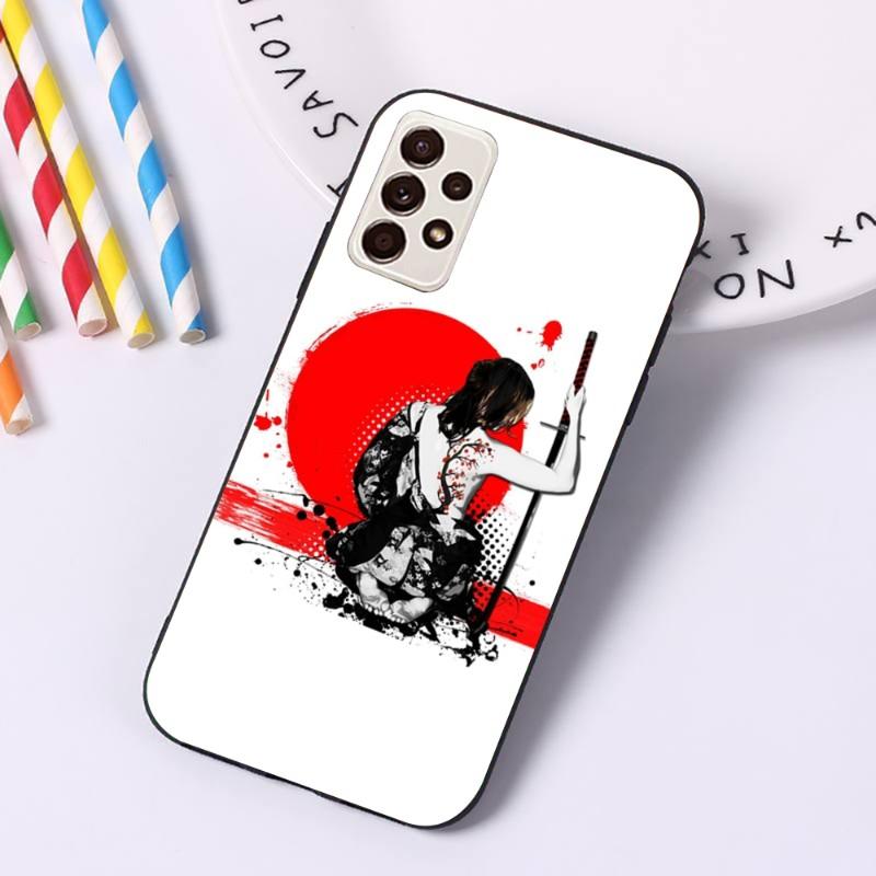 Чехол для телефона Samurai Gril Women для Samsung A91 A81 A73 A72 A71 A30S A20 A12 A13 A52 A53 4G 5G, мягкий черный чехол для телефона