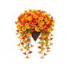 Realistic Halloween Simulate Trees Hanging Morning Glory Flowers Decor  Autumn