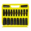 STEELMIGHT Deep Socket Wrench Long Sockets for Hex with Storage Case 20-Piece 12.7mm 1/2-Inch Set, Impact, Shank,
