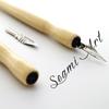 5Pcs Dip Pen Nib Holder Premium Sandalwood Nontoxic Comfortable Hold Sturdy   Comic Pen Nib Holder