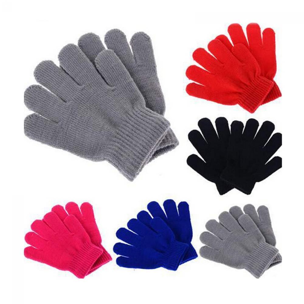 Magic Boy Girl Warm Children Stretch Knitted Glove