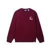 Fila Оригинальный 26 Цветной Свитшот-Пуловер Повседневный Простой Универсальный Свитшот Унисекс Темно-Коричневый Бордовый F51U639208FWI