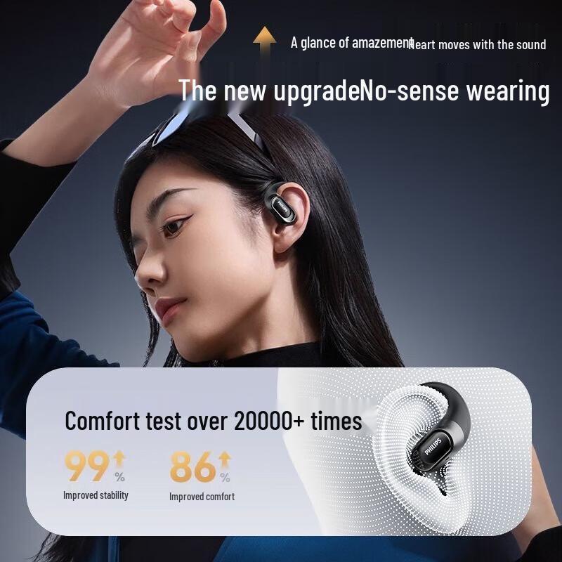 Philips TAT3769 True Wireless Open-Ear Sport Earbuds