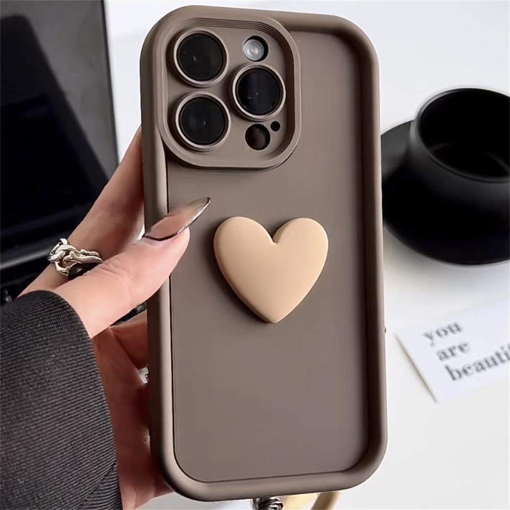 3D Love Подходит для iPhone 15 Promax Чехол для телефона Apple 14/13 Simple 12/7P/11/XR