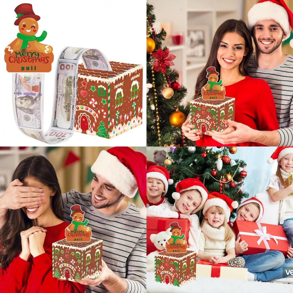 Коробка Рождественский Подарок С Конфетами Пряниками Денежным Конвертом Сезонные События