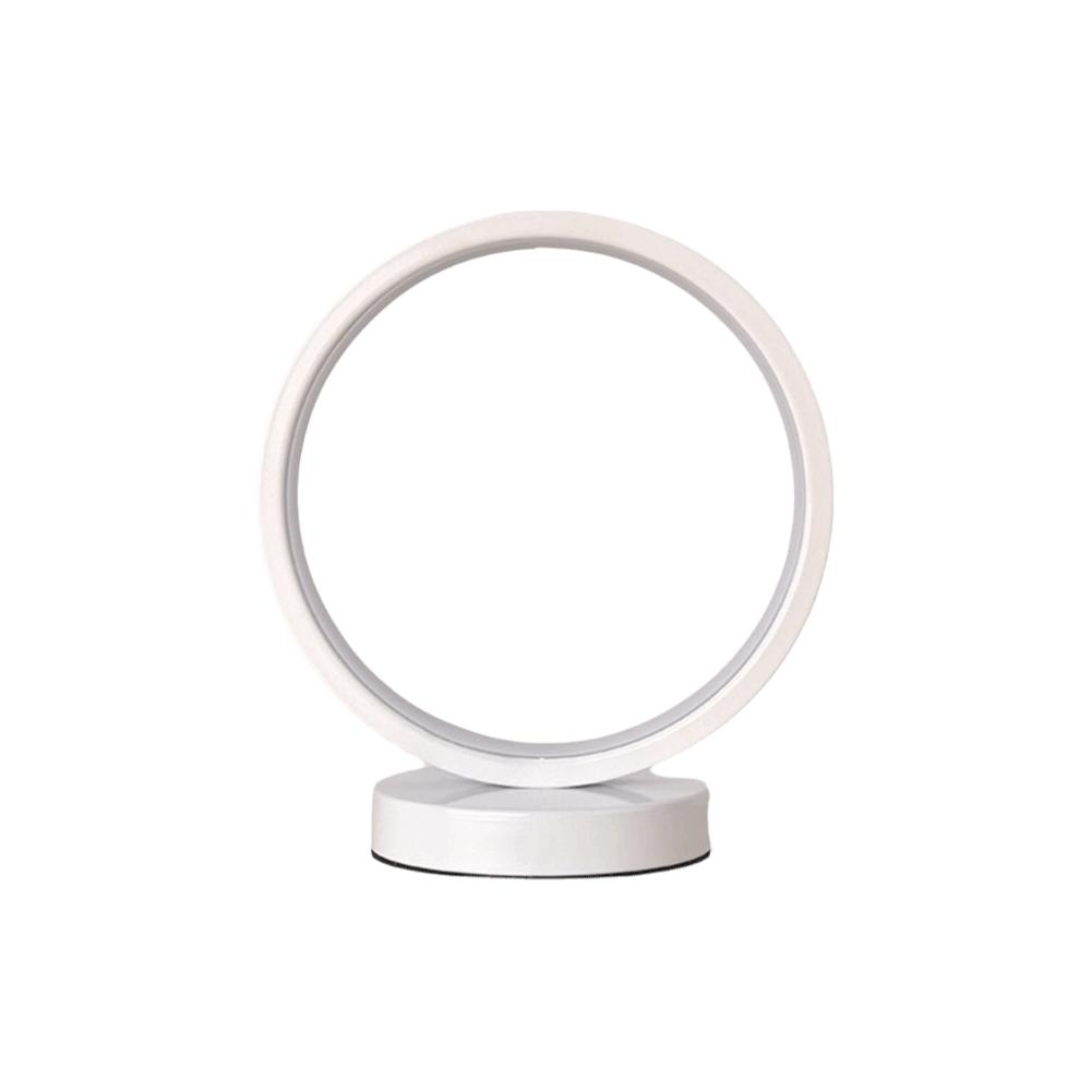 Modern LED Circular Ring Table Lamp Simple Reading Light Light Fixture Night Light Desk