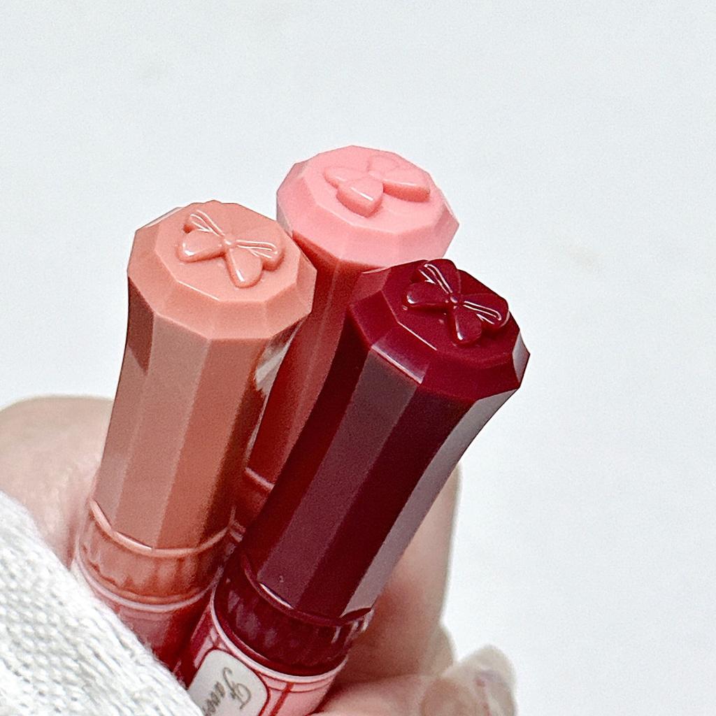 Bow Mirror Lipstick, Water-gloss Mirror, Long-lasting Color, Not Easy To Stick To the Cup, Lipstick Base Lipstick
