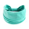 1PC Boho Solid Color Wide Headbands Vintage Knot Elastic Turban Headwrap for Women Girls  Hair Accessories