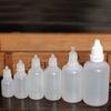 Puntos 5Pcs 5-100ml Empty Plastic Squeezable Dropper Bottles Eye Liquid Containers