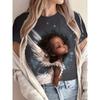 Casual Loose Fit Round Neck Short Sleeve T-Shirt With 3D Dog Print Women Men 2025
