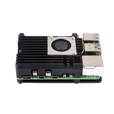Корпус для Raspberry Pi 5 из алюминиевого сплава с радиальным вентилятором для отвода тепла