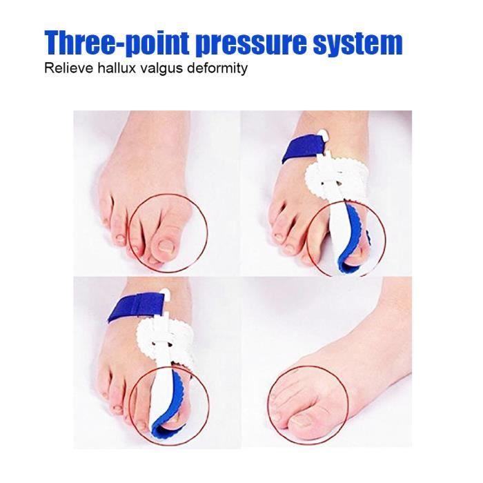 EBTOOLS Hallux Valgus Corrector Hallux Valgus Corrector Bunion Splints Toe Separator for Foot Care Relief-S