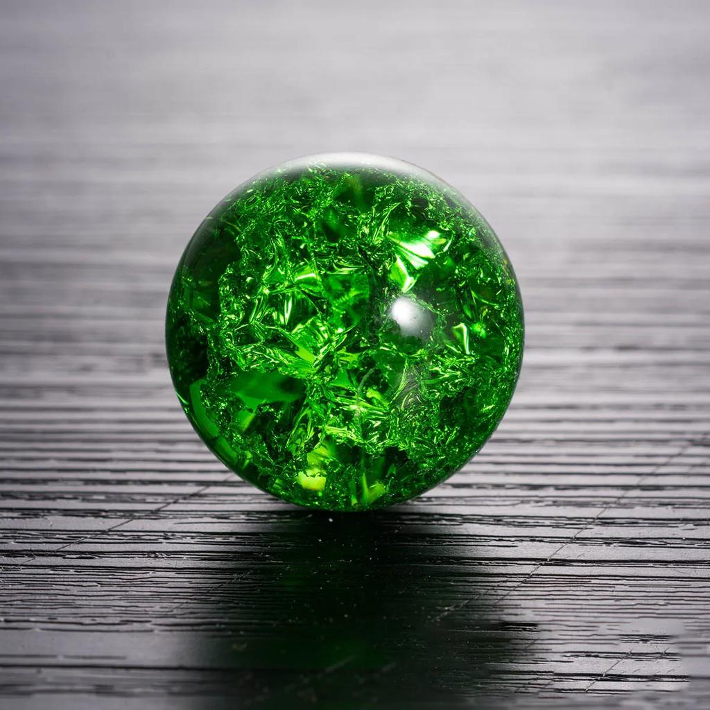 30mm 40mm 50mm 60mm Ice Cracked Crystal Glass Ball Fountain Bonsai Water Feature Decoration Ornaments Rockery Ornaments