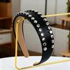 Cool Multi-Color Rivet Headband Vintage PU Leather Wide Brim Hair Hoop Comfort Fit Chic Face Wash Headwear Gift