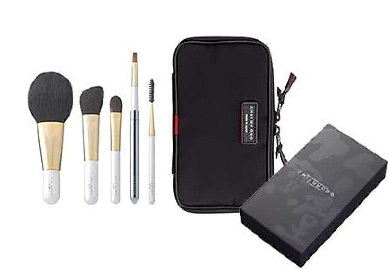 CHIKUHODO Kumano Brush Chikuhodo 5 Piece Brush Set G Series Gift Celebration Makeup Brush 5 Piece Assortment (Makeup Brush) S-G-5