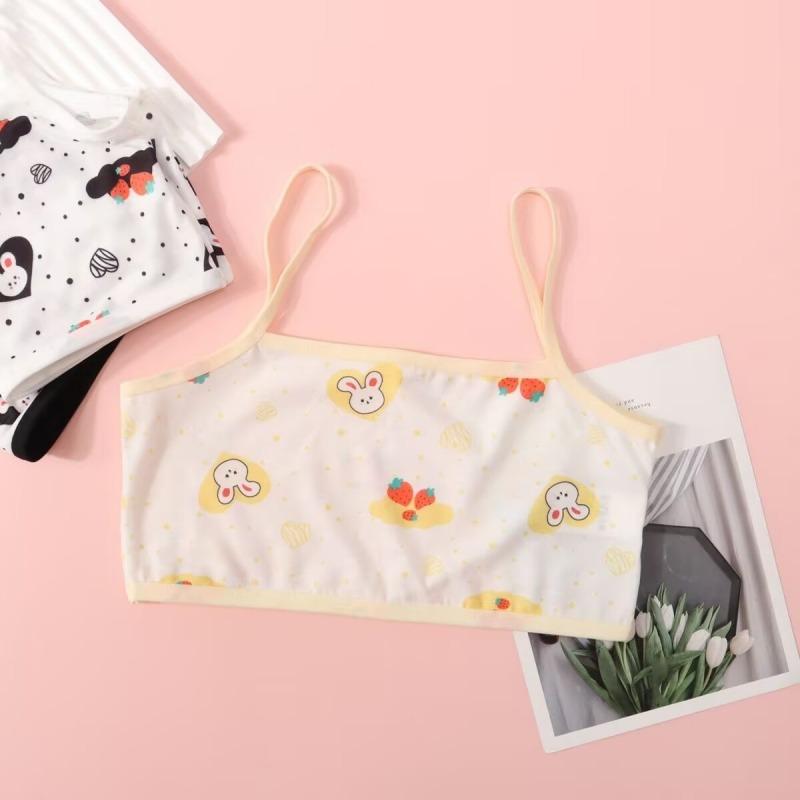 Girls Sling Bra Teenage Developmental Vest Junior High School Middle School Big Kids Underwear