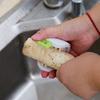 Carrot-Shaped Cleaning Brush for Vegetables Fruits Flexible Bristles Non-scratch Scrubbing Brush for Stain Removal Multi-Section Joint Design