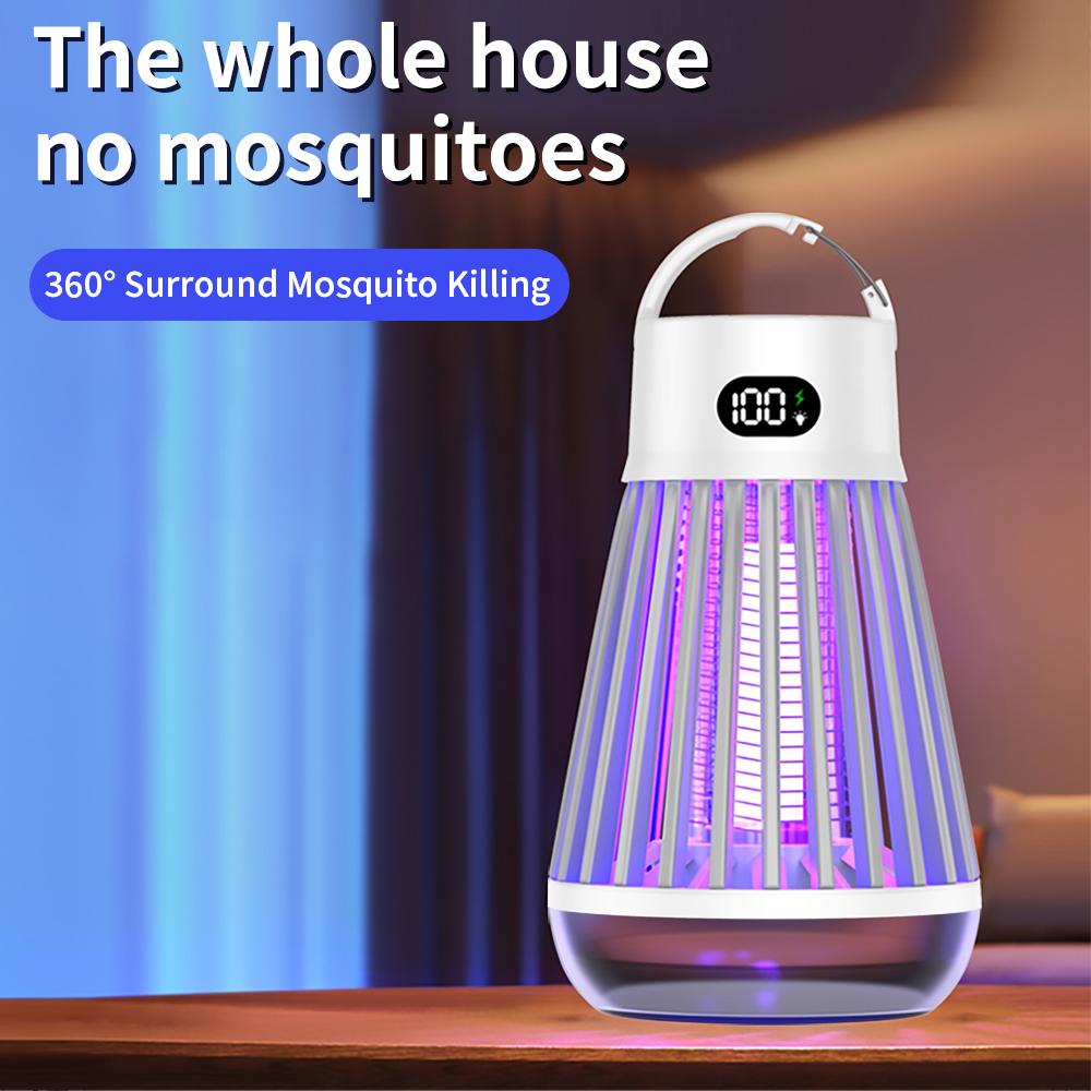 Electric Mosquito Lamp USB Charging Two-In-One Portable Mosquitoes Household portable outdoor electric shock mosquito killer