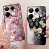 For Infinix Note 40 40X 5G Case X6852 New Butterfly Painted Cover Soft Silicone Case For Infinix Note 40 Pro Plus Note40 X Shell