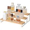 Деревянная подставка-подставка для дисплея 3-ярусная подставка для парфюмерии и органайзер для одеколона Сделай сам органайзер для специй Полка для дисплея Металлический каркас