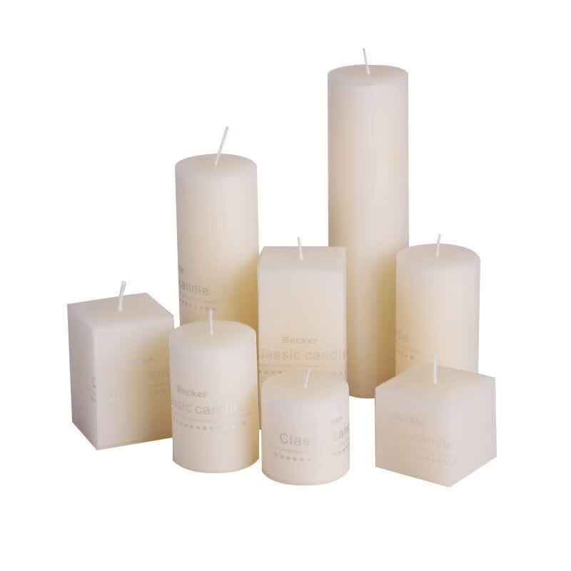 LIEI Classic Ivory White Decorative Candle