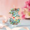 Creative Cute Little New Number Birthday Candle 0-9 Handmade Diy Children's Party Cake Decorations