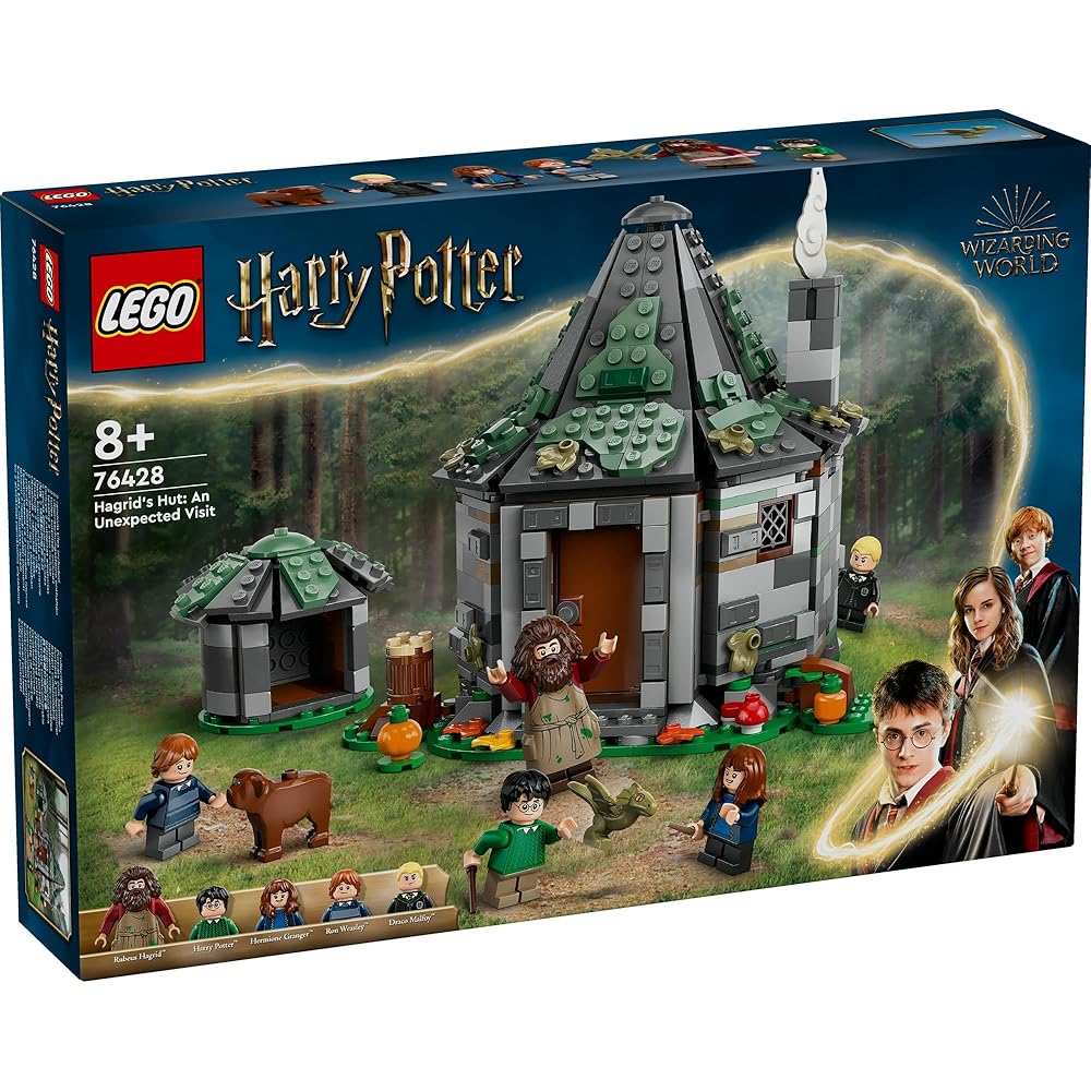 LEGO Harry Potter Хижина Хагрида: Конструктор «Незваный гость» для детей 8-10 лет, 76428
