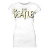 Womens/Ladies The Beatles Logo White T-Shirt