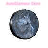 Wolf 1 шт. 14" 15" 16" 17" дюймов Кожаный чехол-сумка-сумка-чехол-защита для запасного колеса автомобиля Шины для Jeep Hummer Автоаксессуары