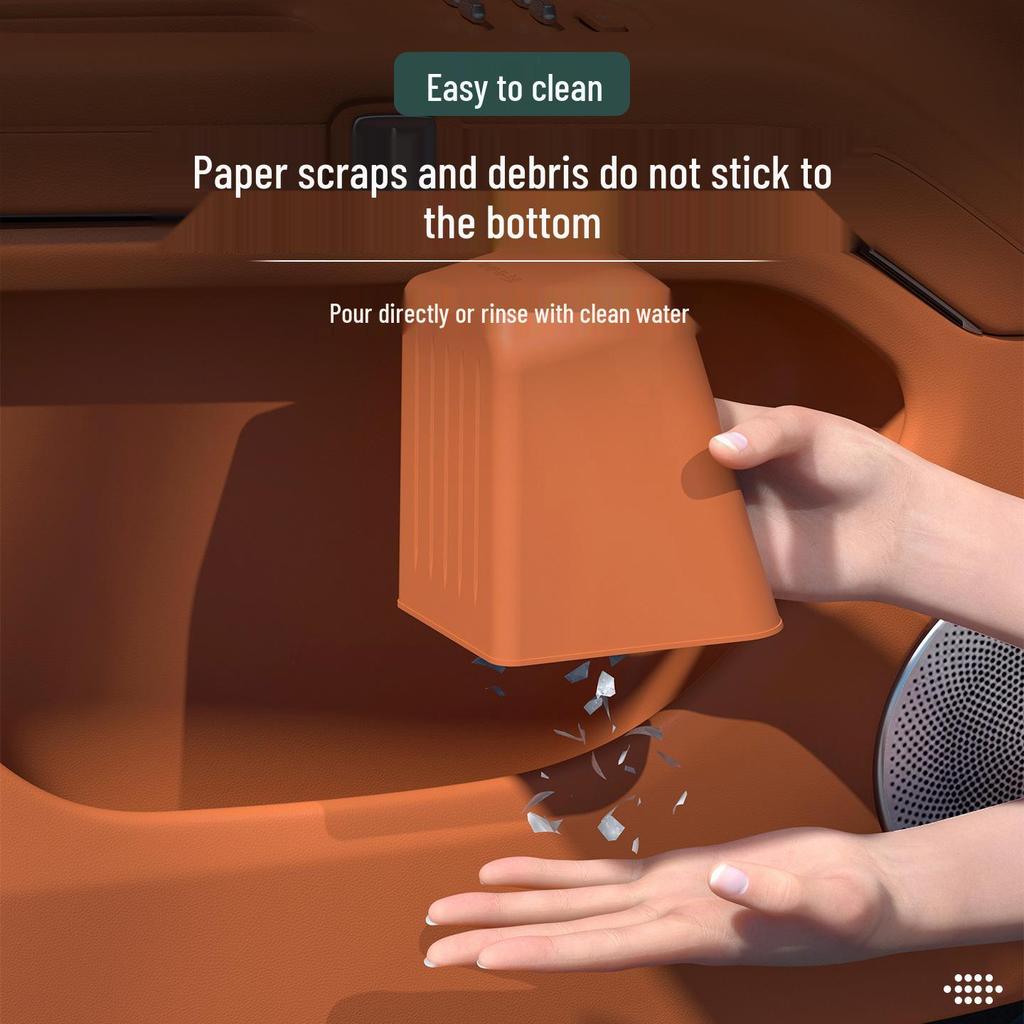 Compatible with AITO New M7/M8/M9: Silicone Car Trash Can & Door Umbrella Holder.