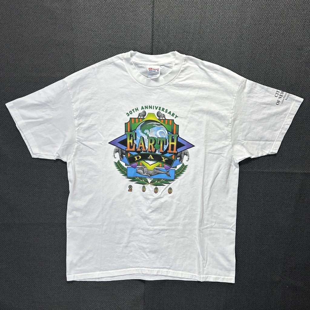 Vintage Earth Day 2000 T Shirt 30th Anniversary Nature Animal REPRINT All Size