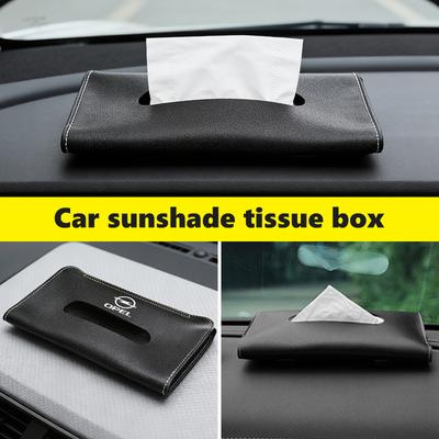 Автомобильная салфетница На солнцезащитный козырек Подвесной держатель для салфеток Бумажный мешок для хранения Для Astra G H J K F Corsa D Zafira B Insignia Mokka Regal