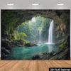 2D Мистическая Джунглевая Пещера Водопад Фон для Фотосъемки