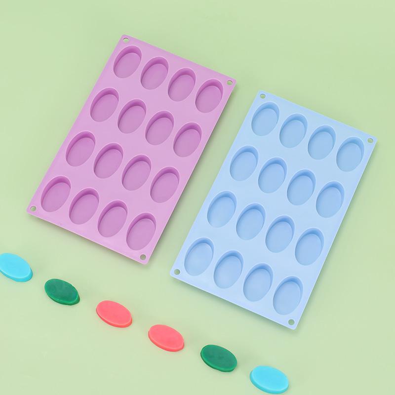 16 полостей овальная силиконовая форма для мыла шоколадное желе бисквитный торт форма для льда шоколадный кекс форма для выпечки инструменты для выпечки