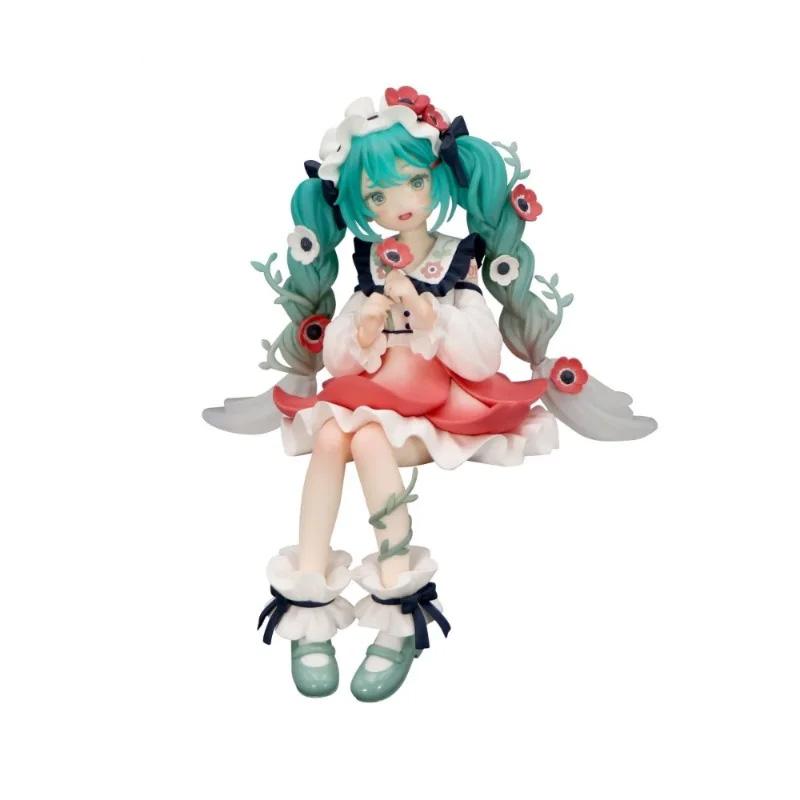 Оригинальная фигурка аниме FuRyu Hatsune Miku Flower Fairy, игрушки, ПВХ модель, коллекция, экшн-фигурка, кукла, подарок
