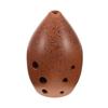 TOYANDONA Ceramic Ocarina, 8-Hole, G Key, for Beginners, Folk Instrument, for Performance
