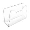 Letter Holder Clear Acrylics Mail Sorter Letter Rack Envelope Organiser for Desk Mail Envelope Organization 15x5.5x10cm