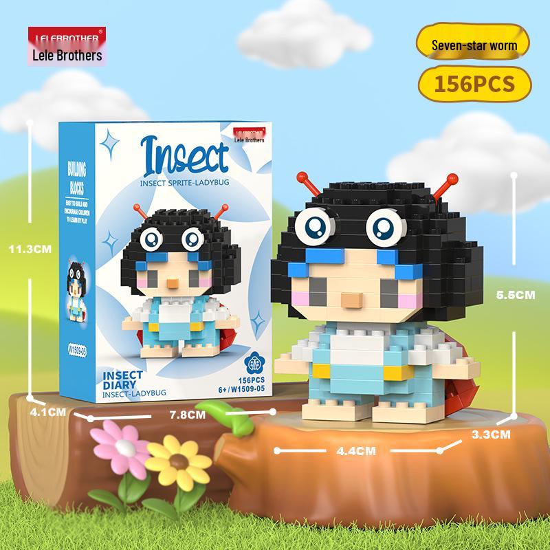 Trendy Anime Figurine Building Blocks Blind Box Toy - Compatible with LEGO, Ideal Gift for Elementary Students
