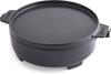 Weber Dutch Oven Duo Grill Cast Iron Plate, [2-Year Warranty]