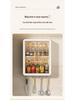 Wall-Mounted No-Drill Moisture-Proof Storage Box; Magnetic Dust-Proof Design for Bathroom and Kitchen Spice Organization.