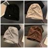Thickened Slouchy Beanie Hat Breathable Baggy Skullies Bonnet Korean Style Cap  Skiing