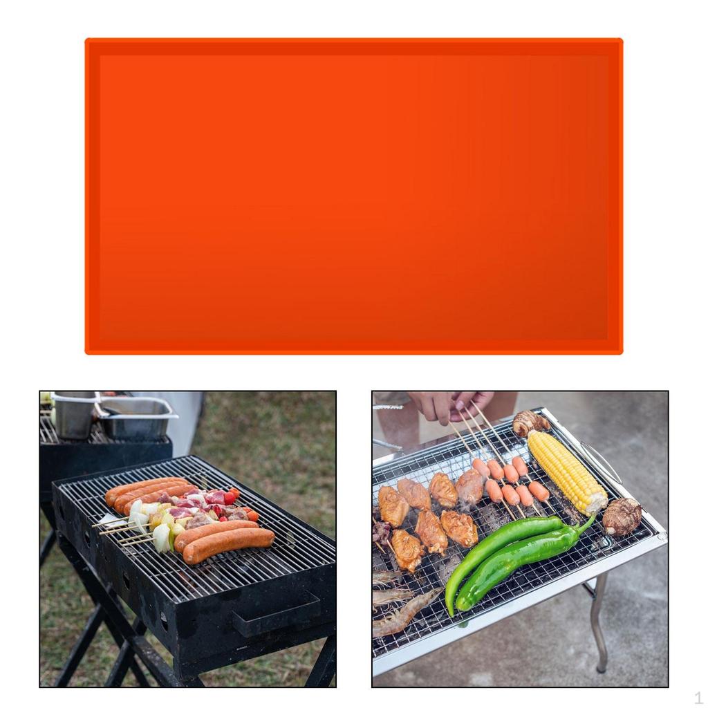 - Коврик для гриля, форма для выпечки на гриле, пищевой, универсальный, многоразовый, устойчивый к высоким температурам,